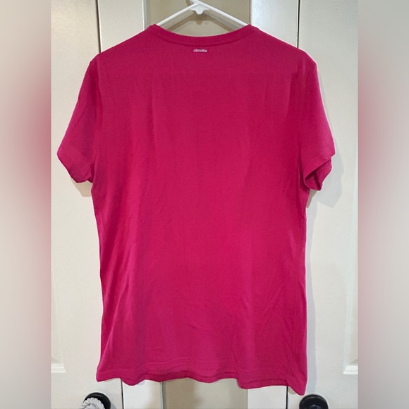 Adidas Women’s Pink Graphic T-Shirt - Picture 2 of 5